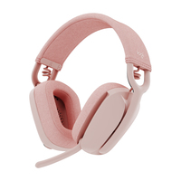 Logitech Zone Vibe 100 Kopfhörer Kabellos Kopfband Anrufe/Musik Bluetooth Pink