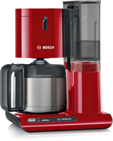 Bosch TKA8A054 Kaffeemaschine Halbautomatisch Filterkaffeemaschine 1,1 l (Rot)
