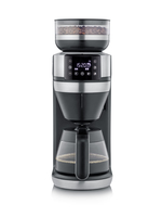 Severin KA 4850 Kaffeemaschine Vollautomatisch Filterkaffeemaschine 2 l (Schwarz, Edelstahl)