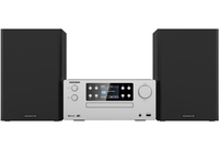 Kenwood Electronics M-925DAB-S Home-Stereoanlage Heim-Audio-Mikrosystem 50 W Schwarz, Silber (Schwarz, Silber)