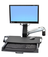 Ergotron StyleView Sit-Stand Combo Arm with Worksurface