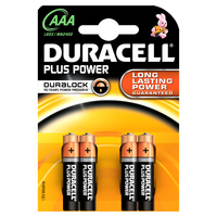 Duracell Plus Power (Schwarz, Orange)