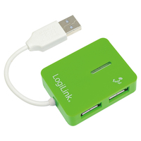 LogiLink USB 2.0 4-Port Hub (Grün)