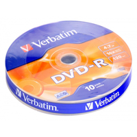 Verbatim DVD-R 16x 4.7GB 10PK 4.7GB DVD-R 10Stück(e)