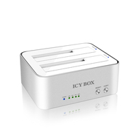 ICY BOX IB-120CL-U3 (Silber, Weiß)