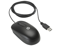 HP USB Optical Scroll Mouse (Schwarz)