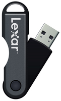 Lexar 64GB JumpDrive TwistTurn 64GB USB 2.0 Schwarz USB-Stick (Schwarz)