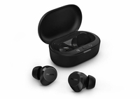 Philips TAT1209BK/00 Kopfhörer & Headset True Wireless Stereo (TWS) im Ohr Anrufe/Musik Bluetooth Schwarz (Schwarz)