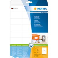 HERMA Etiketten Premium A4 70x36 mm weiß Papier matt 600 St. (Weiß)