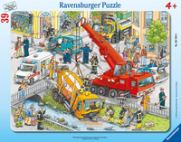 Ravensburger 06768 - Rettungseinsatz, 39 Teile Rahmenpuzzle
