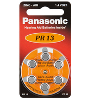 Panasonic V13 6-BL (PR48/PR13H) Einwegbatterie Zink-Luft (Silber)