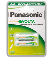 Wentronic AA 2.05Ah NiMH 2-BL EVOLTA Panasonic (Wei&szlig;)