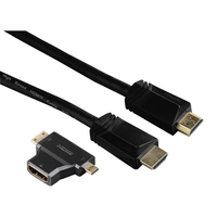 Hama 00074242 HDMI-Kabel 1,5 m HDMI Typ A (Standard) Schwarz (Schwarz)