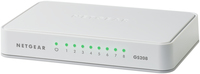 NETGEAR GS208 Unmanaged Gigabit Ethernet (10/100/1000) Weiß (Weiß)