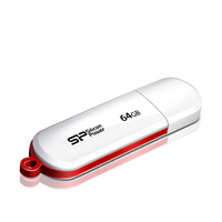 Silicon Power LuxMini 320, 64GB 64GB USB 2.0 Weiß USB-Stick (Weiß)