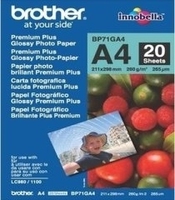 Brother BP71GA4 Premium Plus Glossy Photo Paper (Wei&szlig;)