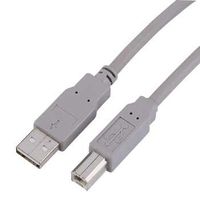 Hama USB A - B, 5 m (Grau)