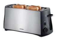 Cloer 3719 Toaster 4 Scheibe(n) 1380 W Schwarz, Edelstahl (Schwarz, Edelstahl)