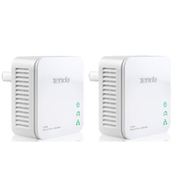 Tenda P200 Twin Pack 200Mbit/s Eingebauter Ethernet-Anschluss Wei&szlig; 2St&uuml;ck(e) (Wei&szlig;)