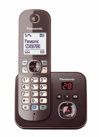 Panasonic KX-TG6821GA Telefon DECT-Telefon Anrufer-Identifikation Braun (Braun)