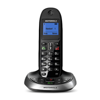 Motorola C2011b (Schwarz, Silber)