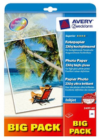 Avery 2497-40 Fotopapier A4 Hoch-Glanz