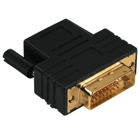 Hama Compact Adapter DVI-D - HDMI (Schwarz)