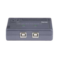 Hama USB 2.0 Data Switch 1:2 (Grau)