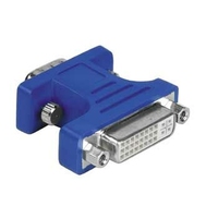 Hama Adapter 15-pin HDD Male Plug - DVI Analogue Female Jack (Blau)