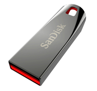 Sandisk Cruzer Force 8GB USB 2.0 Chrom USB-Stick (Chrom)