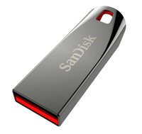 Sandisk Cruzer Force 16GB USB 2.0 Chrom USB-Stick (Chrom)