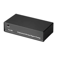 Hama Stereo Phono Preamplifier PA 506, with AC/DC Adapter 230V/50Hz Schwarz