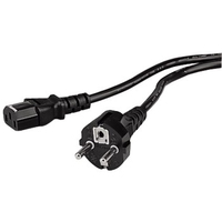 Hama Universal Mains Cable, 1.5 m, Black Schwarz 1,5 m (Schwarz)