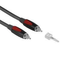 Hama Optical Fibre Connecting Cable ODT Plug - ODT Plug, 3.0 m 3m Schwarz Glasfaserkabel
