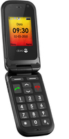 Doro PhoneEasy 611 Mobiltelefon/Handy (Schwarz)