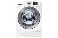 Samsung WD806P4SAWQ Wasch-Trockner (Chrom, Weiß)