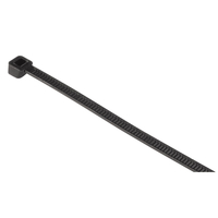Hama 200 mm, 50 Stück, selbstsichernd, Schwarz Kabelbinder Nylon (Schwarz)