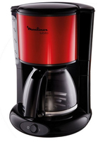 Moulinex Subito Manuell Filterkaffeemaschine 1,25 l (Schwarz, Rot)