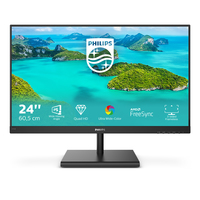 Philips E Line 245E1S/00 LED display 60,5 cm (23.8") 2560 x 1440 Pixel 2K Ultra HD LCD Schwarz