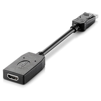 HP DisplayPort to HDMI 1.4 Adapter (Schwarz)