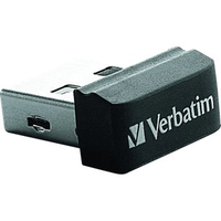 Verbatim 8GB Store' n' Go Nano USB 2.0 8GB USB 2.0 Schwarz USB-Stick (Schwarz)
