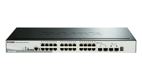 D-Link DGS-1510-28P Netzwerk-Switch Managed L3 Gigabit Ethernet (10/100/1000) Power over Ethernet (PoE) Schwarz (Schwarz)