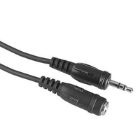 Hama 00030449 Audio-Kabel 5 m 3.5mm Schwarz (Schwarz)