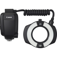 Canon Speedlite MR-14EX II Macro Ring Lite Blitzgerät (Schwarz, Weiß)