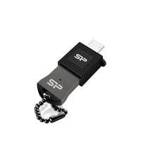 Silicon Power T01 Mobile 8GB 8GB USB 2.0/Micro-USB Schwarz USB-Stick (Schwarz)