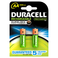 Duracell 2xAA 2400mAh (Mehrfarbig)