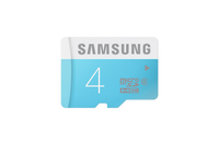 Samsung 4GB MicroSDHC, Standard (Blau, Weiß)