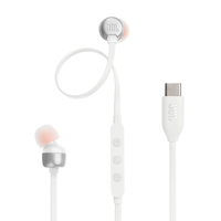 JBL Tune 310C Kopfhörer Kabelgebunden im Ohr Anrufe/Musik USB Typ-C Weiß (Weiß)