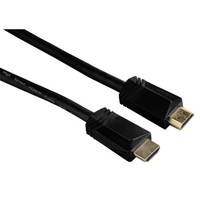 Hama HDMI/HDMI, 3 m (Schwarz)