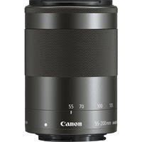 Canon EF-M 55-200mm f/4.5-6.3 IS STM Objektiv – Graphit-Grau (Schwarz)